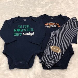 Thanksgiving Set and St. Patrick’s Day Onesie